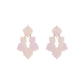 Michelle Statement Earrings - Moon Dust