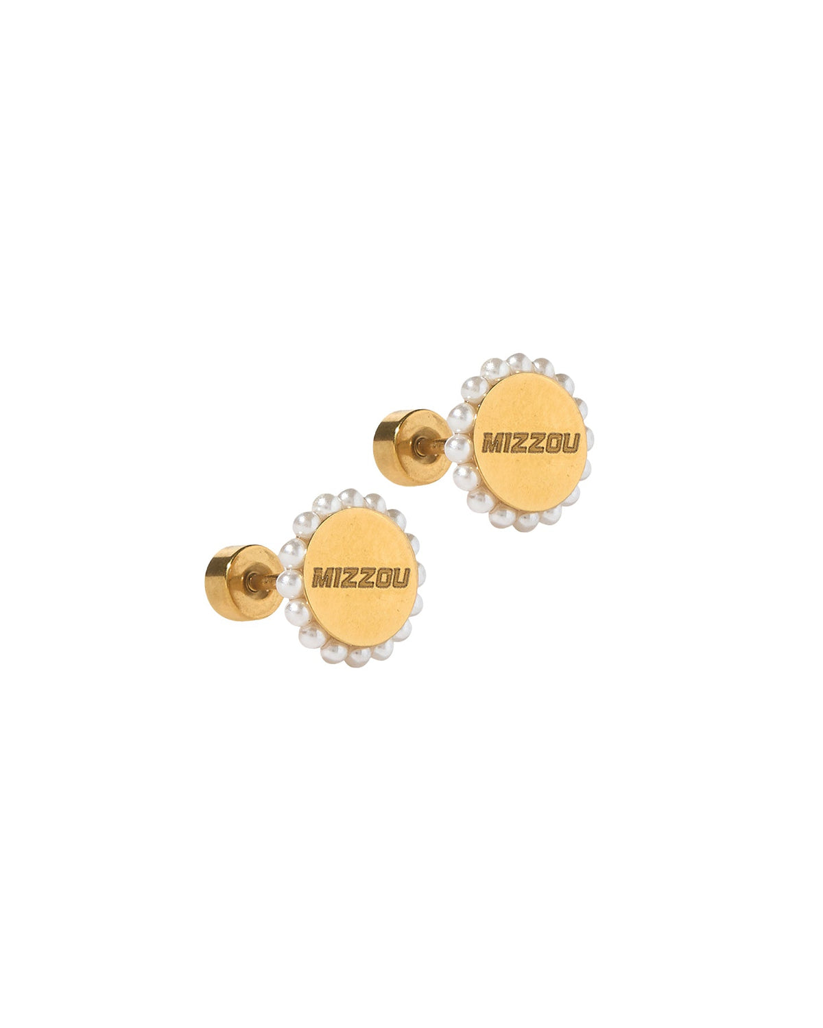 Screwback Stud Earrings - Missouri Alice Gold - Shop LINNY CO