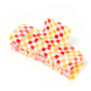 Hair Clip - Harper Red and Gold Checkered