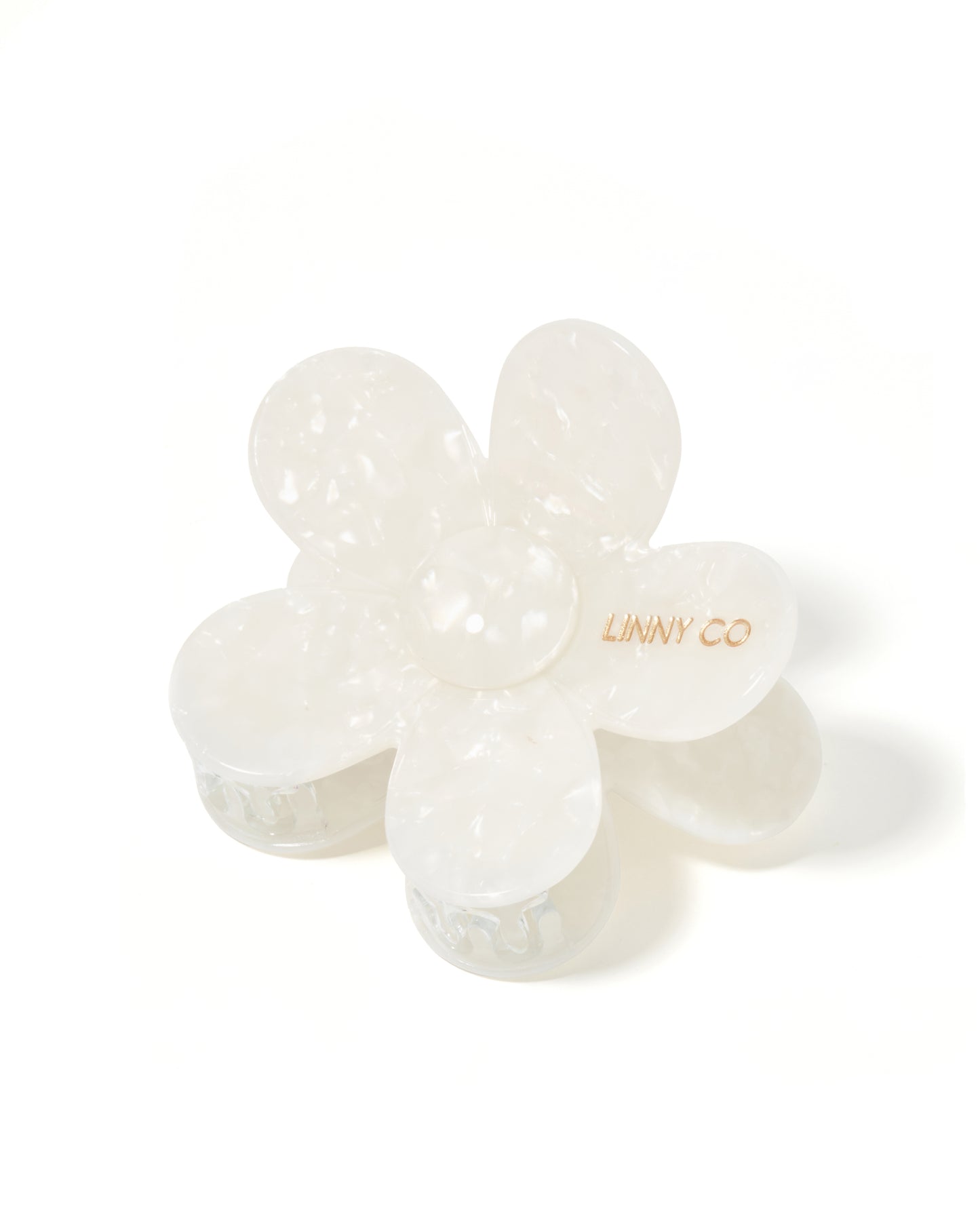 Hair Clip - Gigi Pearl White
