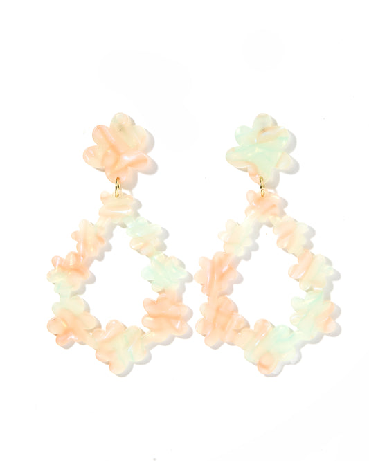 Bianca Statement Earrings - Pastel Punch
