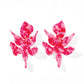 Flora Statement Earrings - Pink Party Punch