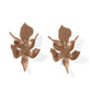 Flora Statement Earrings - Espresso