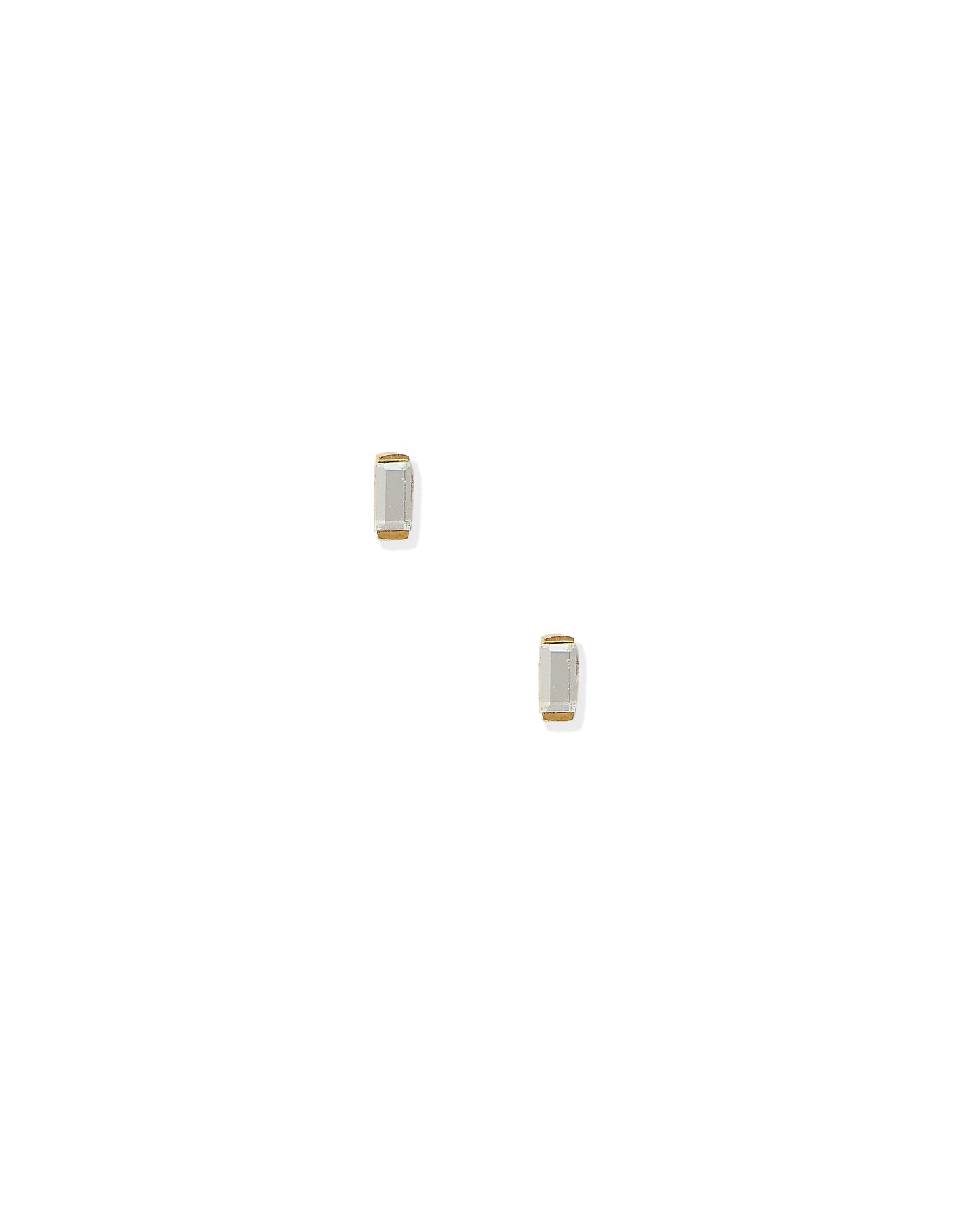 Screwback Stud Earrings - Amber