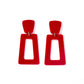 Kennedy Statement Earrings - Mulberry
