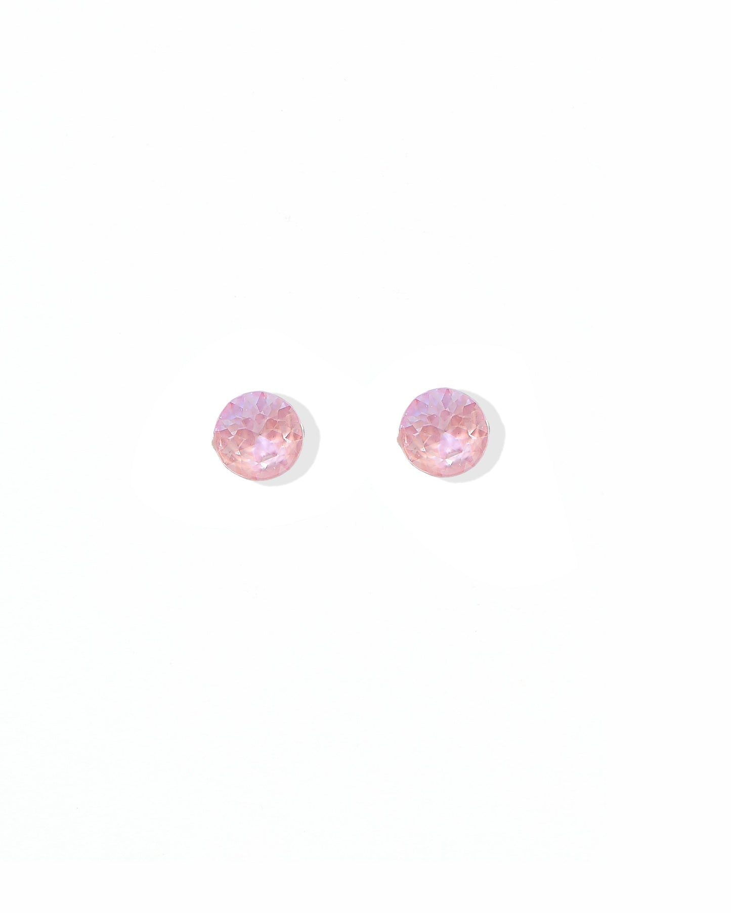 Screwback Stud Earrings Lux - Zuri Pastel Pink