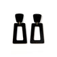 Kennedy Statement Earrings - True Black
