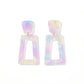 Kennedy Statement Earrings - Lavender Skies
