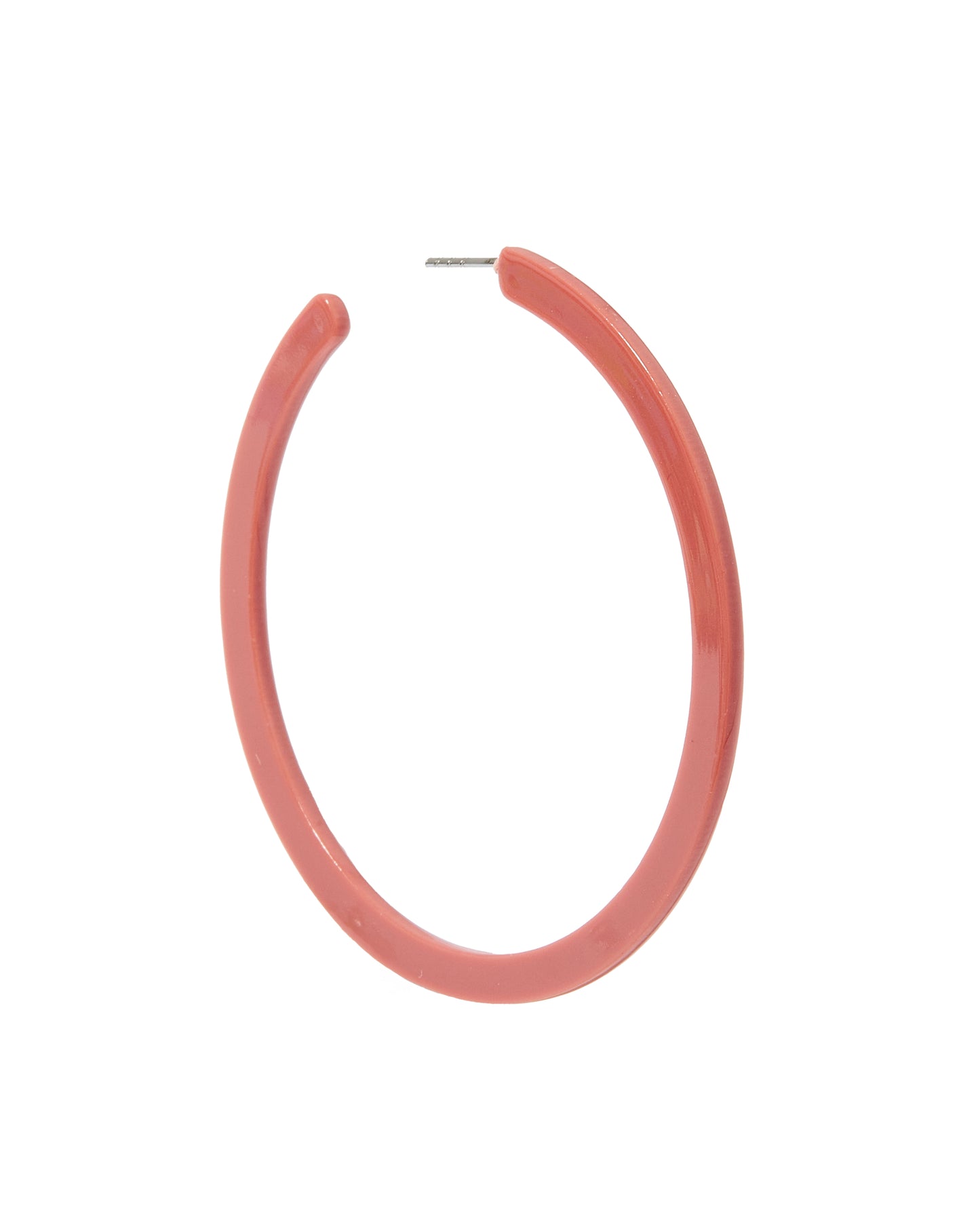 Holly Mega Hoop Earrings - Dusty Pink