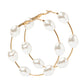 Rachel Pearl Hoop Earrings