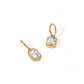 Linny Co Diana Huggie Charm Earring with Stone Charm