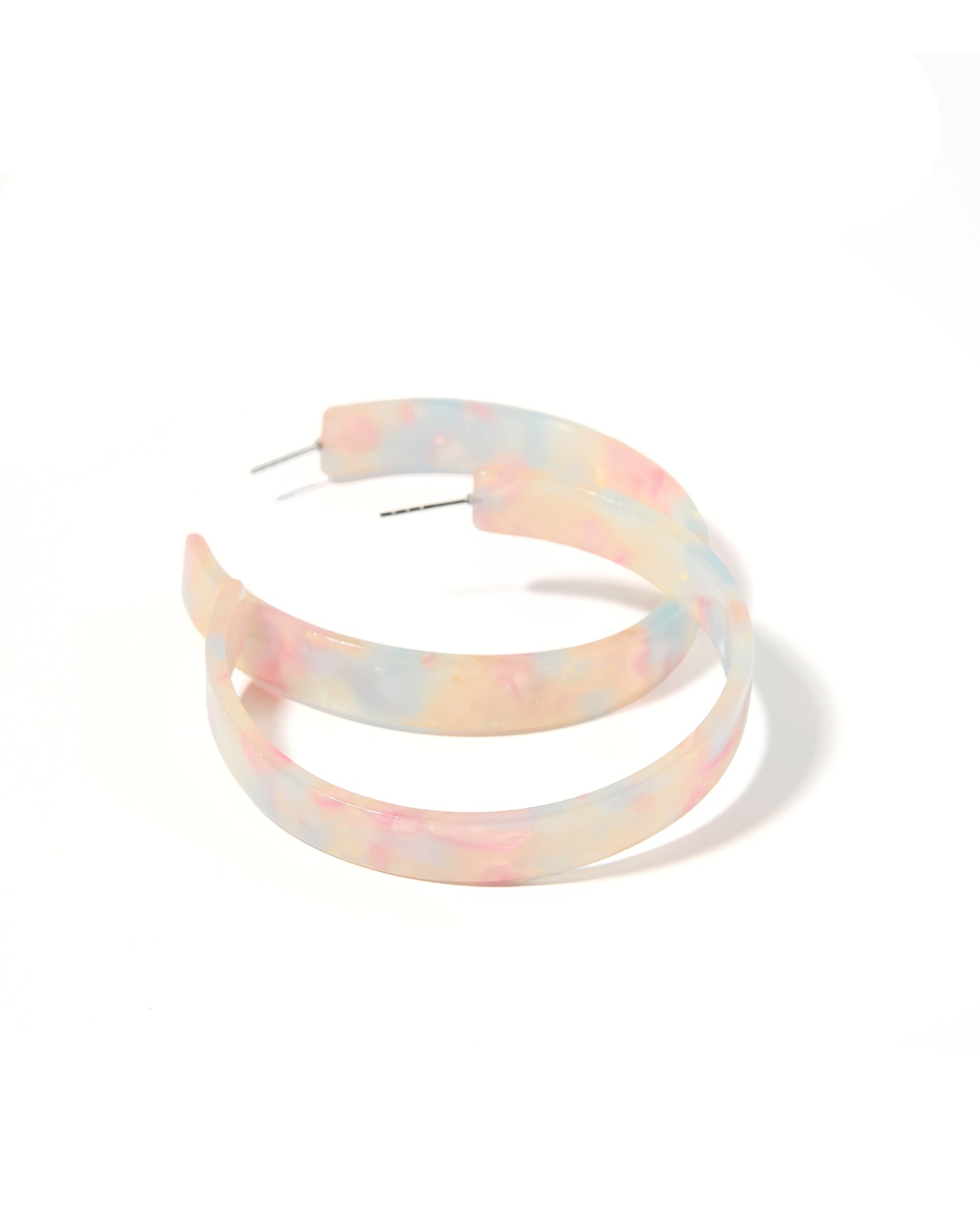 Ashley Mega Hoop Earrings - Sugar Plum