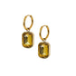 Linny Co Diana Huggie Charm Earring with Stone Charm