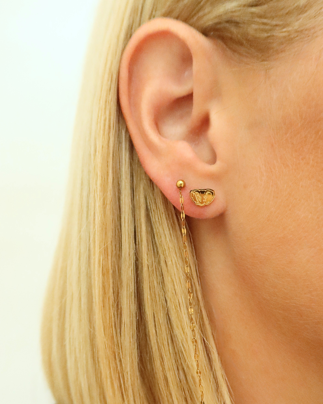 Screwback Stud Earrings - Alabama Crimson Tide Elephant Mascot Gold - Shop LINNY CO