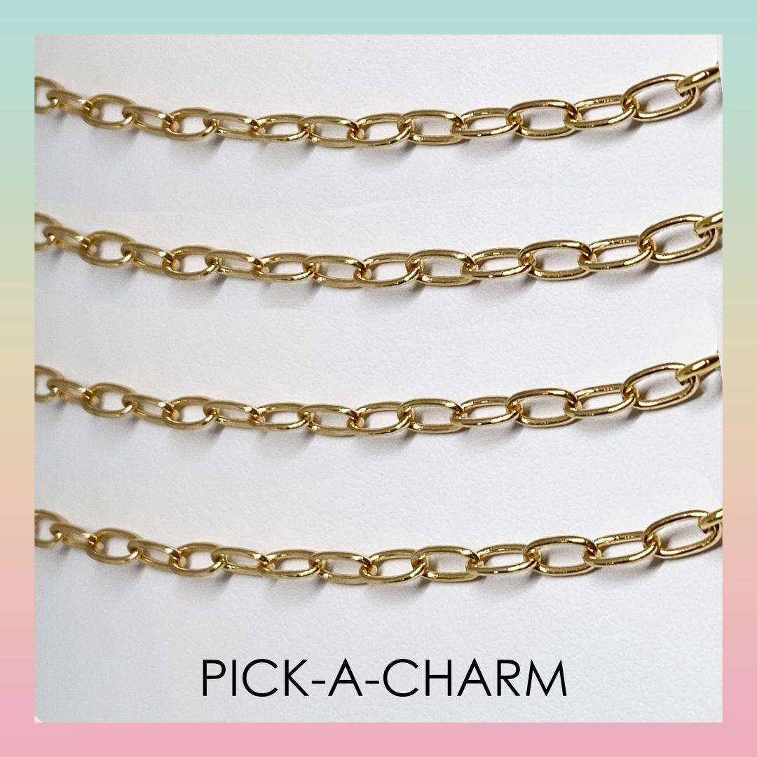Charm Necklace (Chain ONLY)