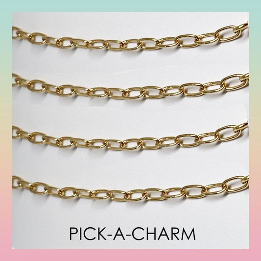 Charm Necklace (Chain ONLY)