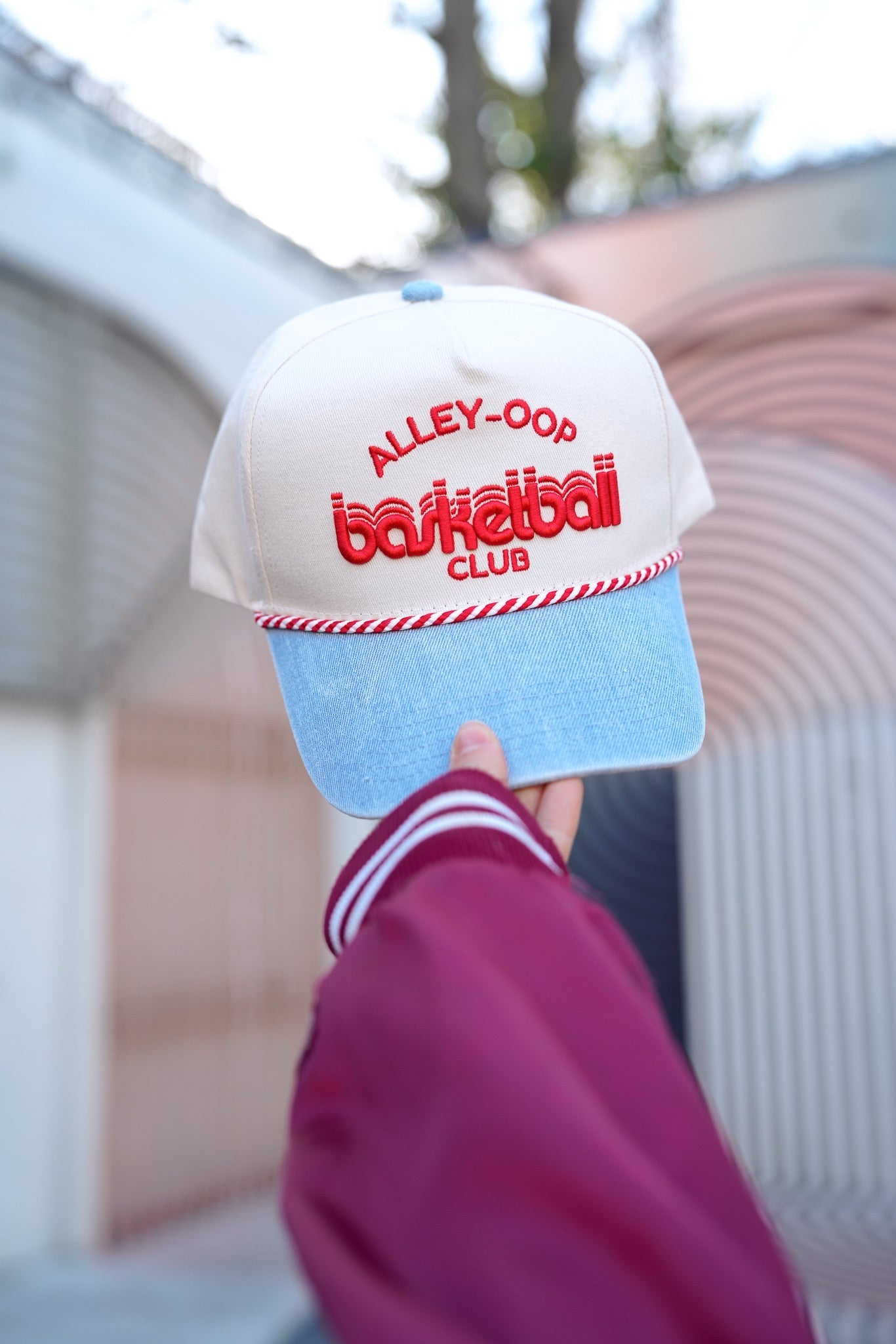 Alley Oop Basketball Club - Denim Vintage Trucker Hat - Shop LINNY CO