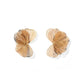 Amanda Flower Statement Earrings - Gold - Shop LINNY CO