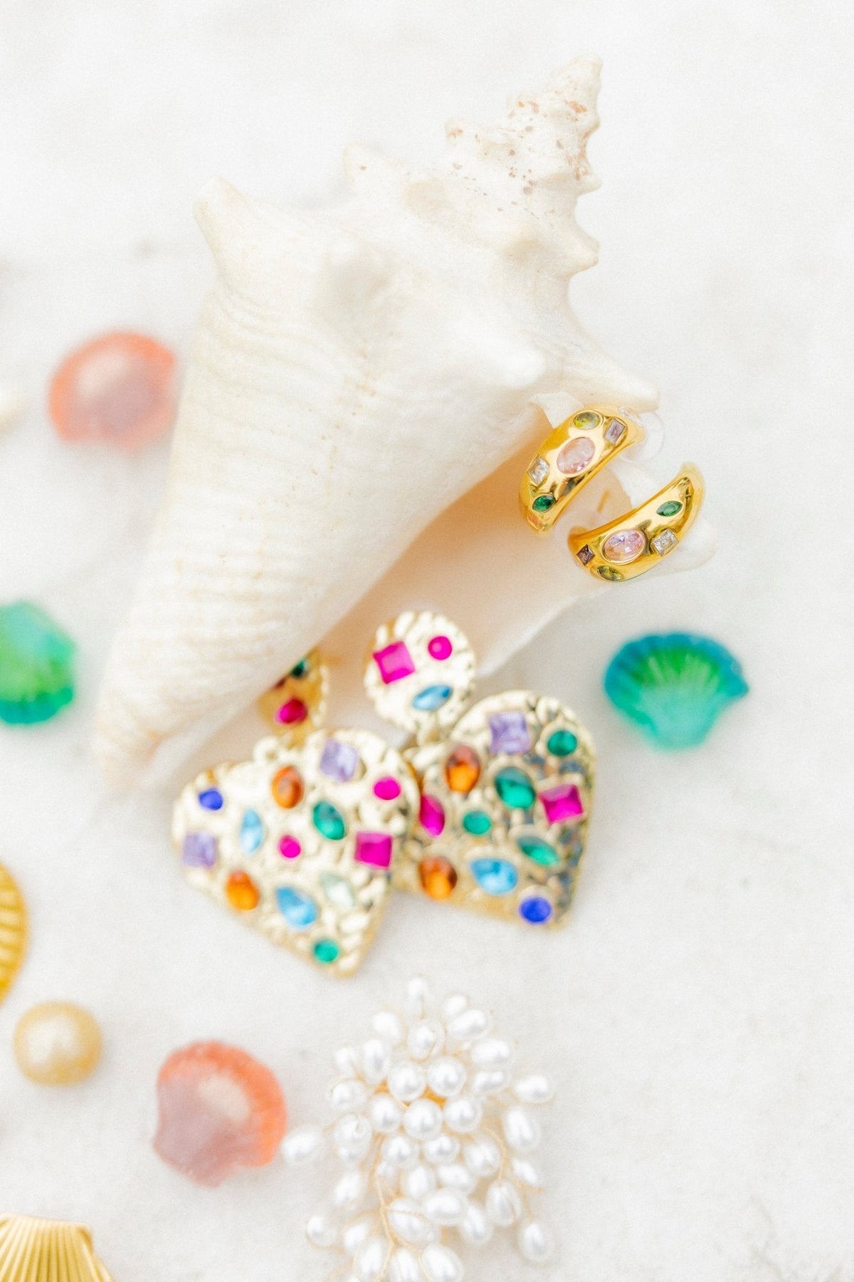 Ariel Pearl Statement Earrings - Shop LINNY CO