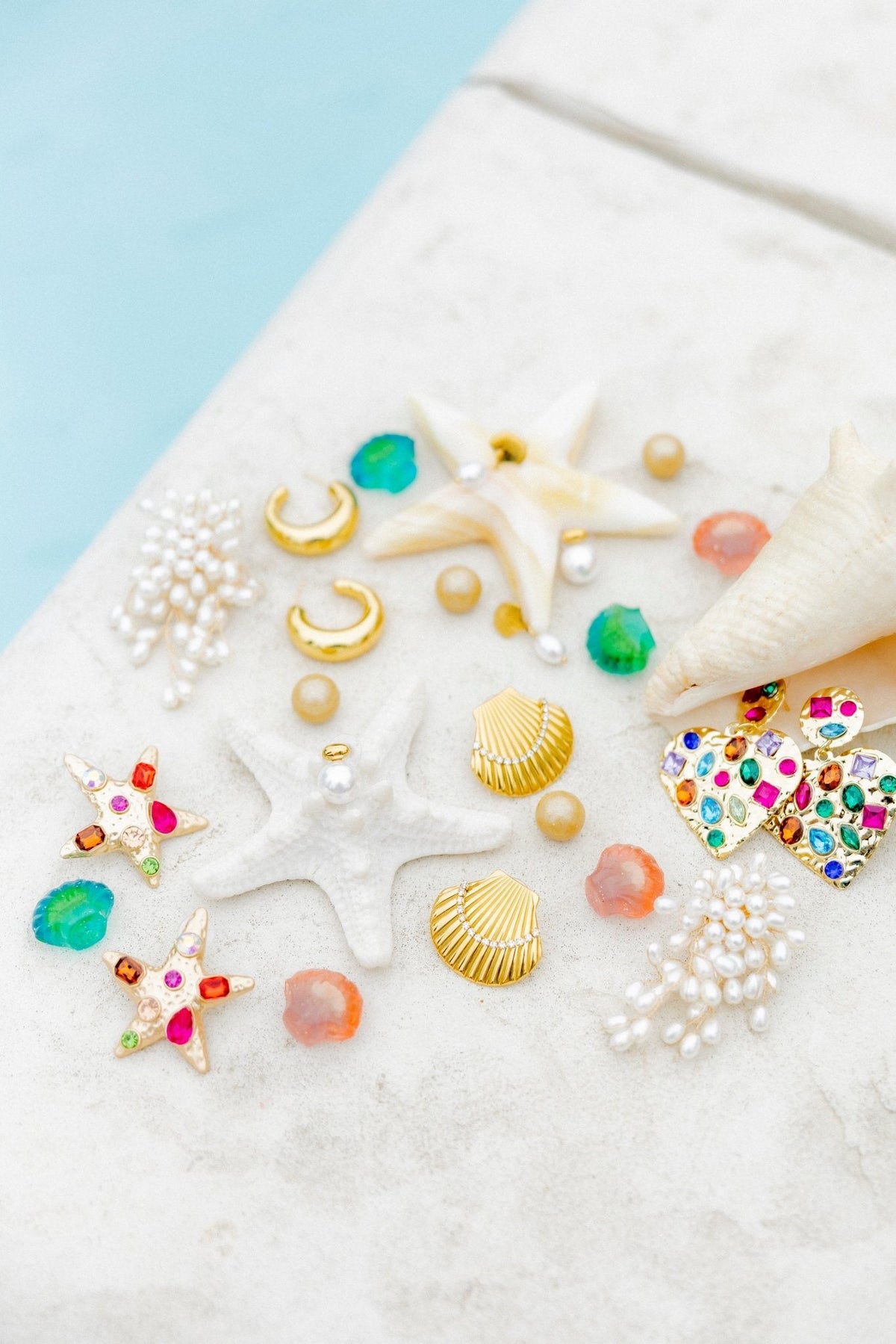 Ariel Pearl Statement Earrings - Shop LINNY CO