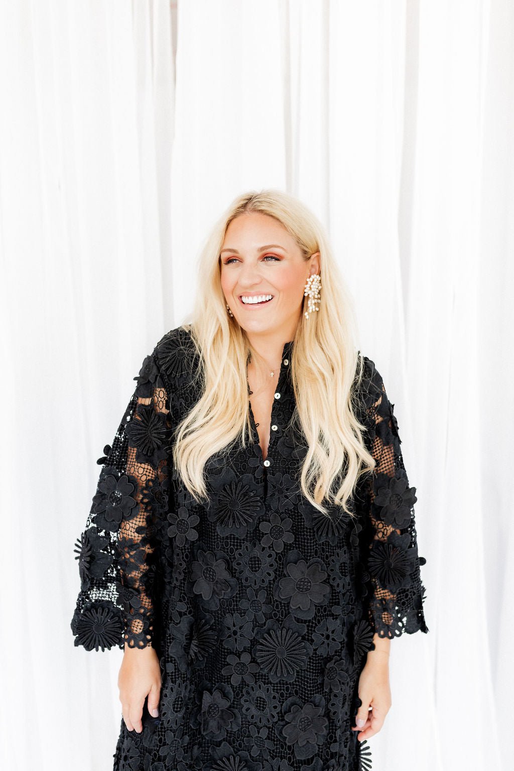 Ariel Pearl Statement Earrings - Shop LINNY CO