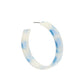 Ashley Medium Hoop Earrings - Blueberry Clouds - Shop LINNY CO