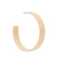 Ashley Medium Hoop Earrings - Latte - Shop LINNY CO