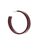 Ashley Medium Hoop Earrings - Maroon - Shop LINNY CO