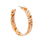 Ashley Mega Hoop Earrings - Desert Sand - Shop LINNY CO