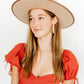 Ashley Mega Hoop Earrings - Desert Sand - Shop LINNY CO