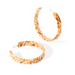 Ashley Mega Hoop Earrings - Desert Sand - Shop LINNY CO