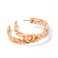 Ashley Mega Hoop Earrings - Desert Sand - Shop LINNY CO
