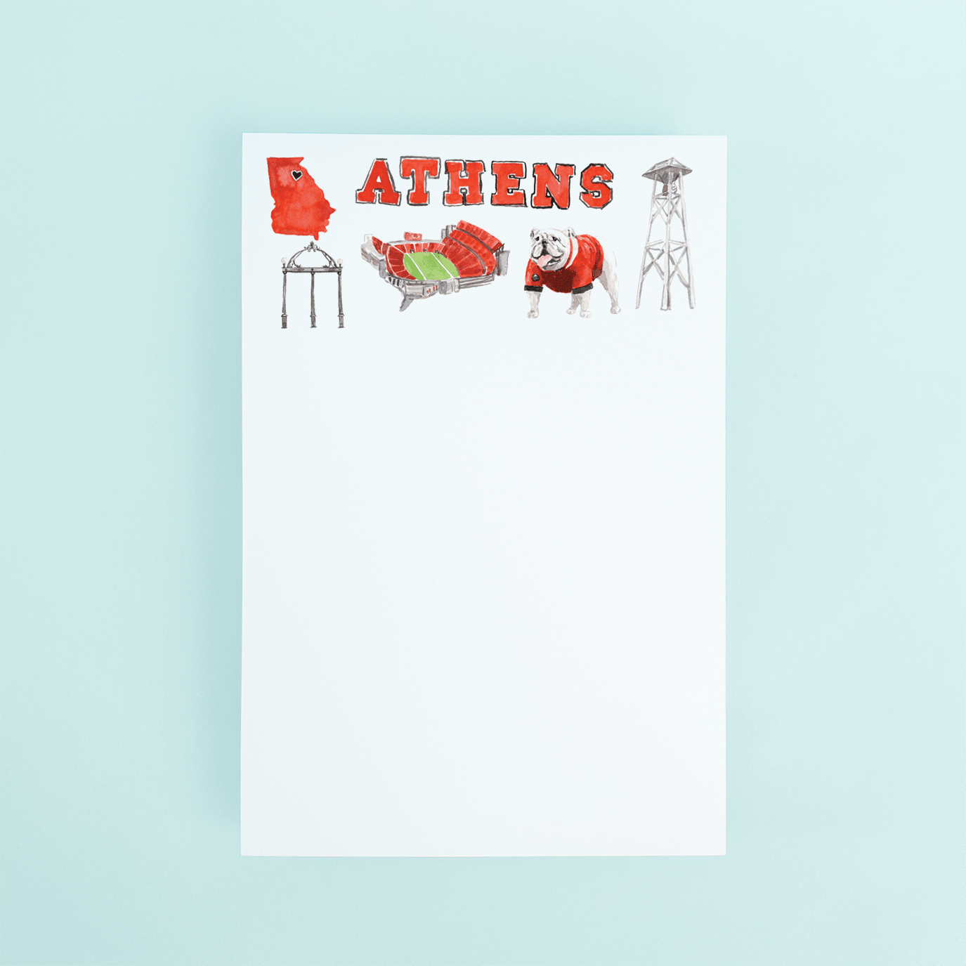 Athens Pattern Notepad - Shop LINNY CO