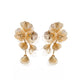 Audrey Flower Statement Earring - Gold - Shop LINNY CO