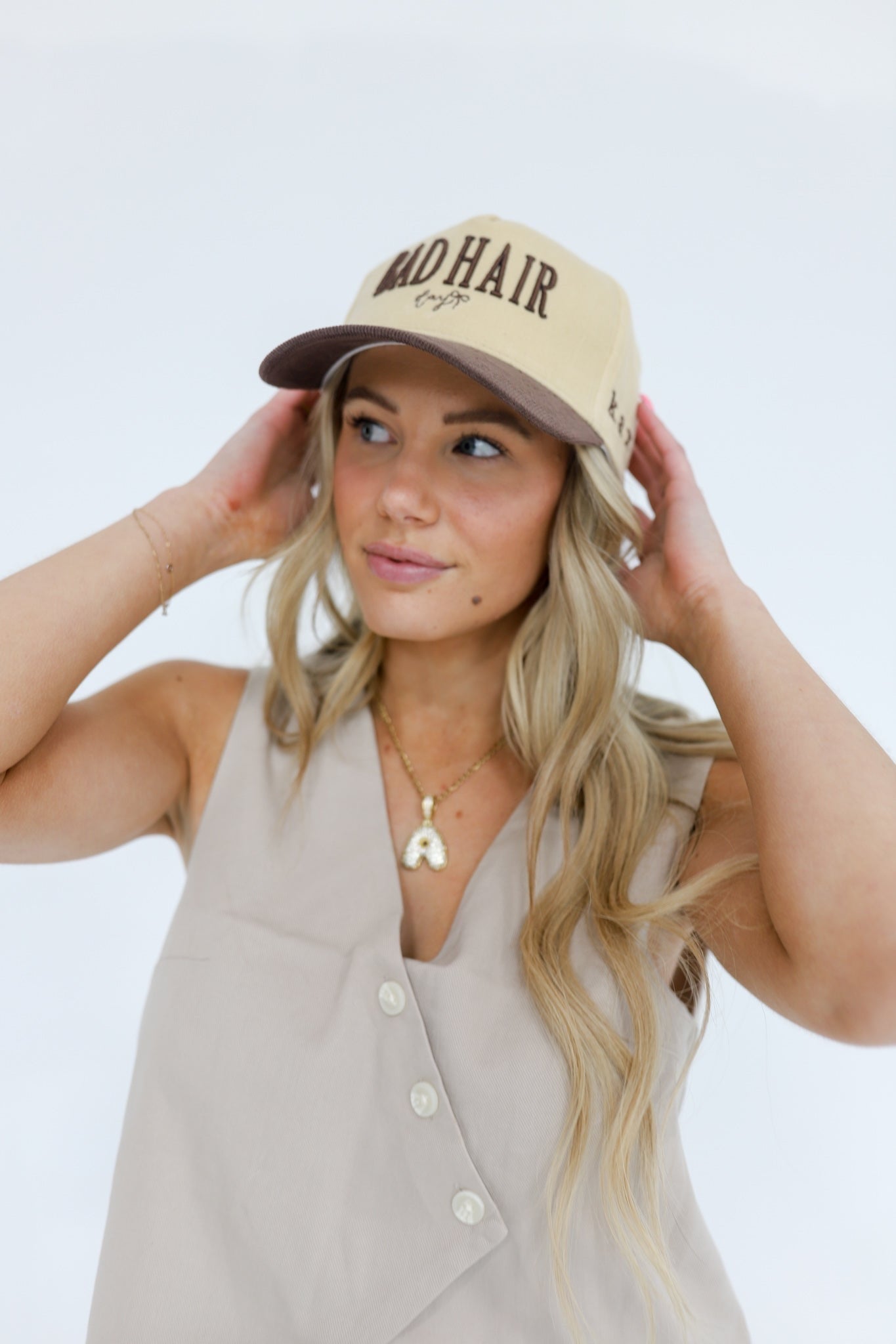 BAD HAIR DAY TRUCKER HAT - Shop LINNY CO