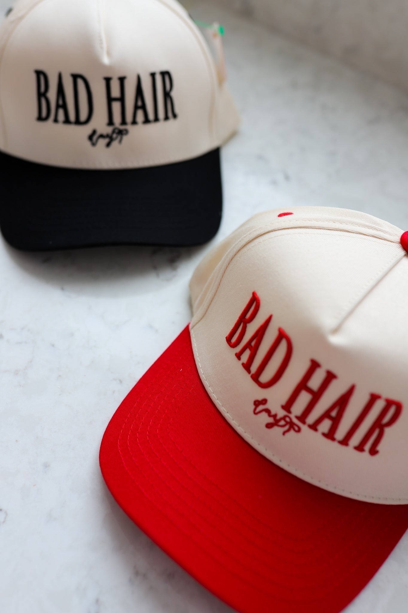 BAD HAIR DAY TRUCKER HAT - Shop LINNY CO