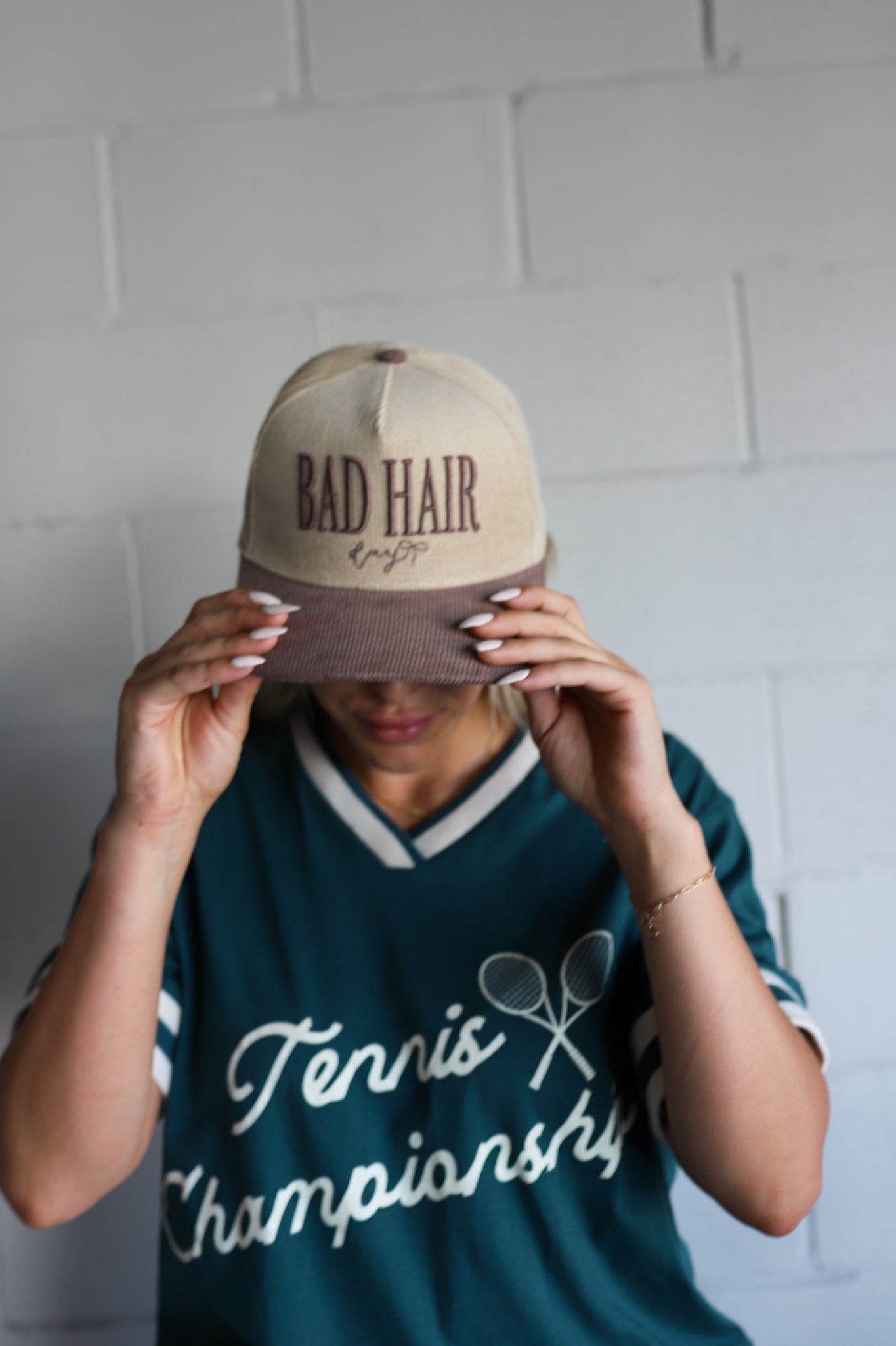 BAD HAIR DAY TRUCKER HAT - Shop LINNY CO