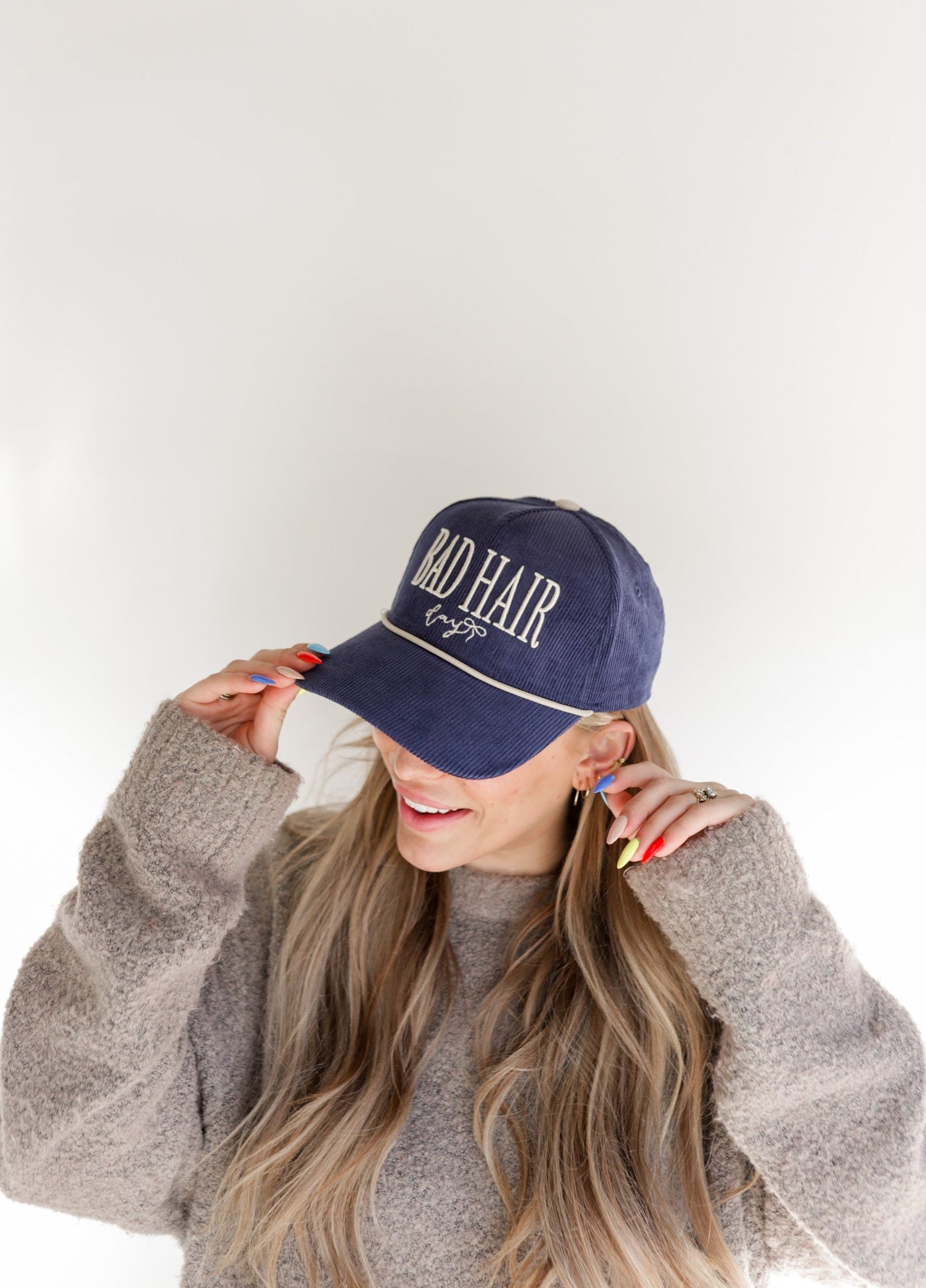 BAD HAIR DAY TRUCKER HAT - Shop LINNY CO