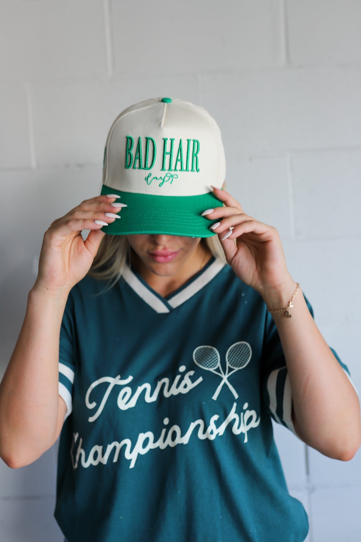 BAD HAIR DAY TRUCKER HAT - Shop LINNY CO