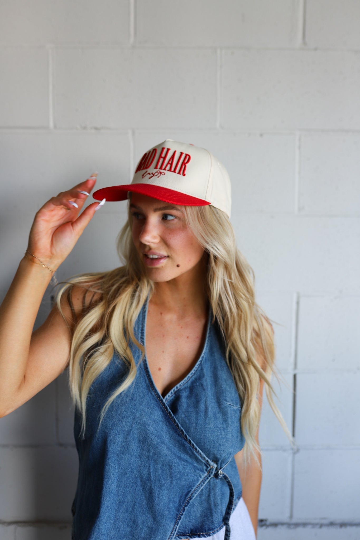 BAD HAIR DAY TRUCKER HAT - Shop LINNY CO