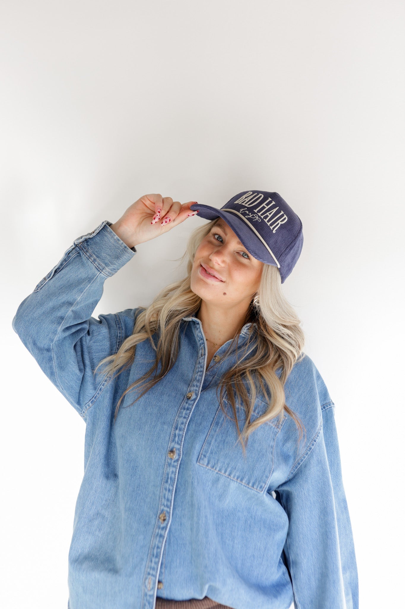 BAD HAIR DAY TRUCKER HAT - Shop LINNY CO