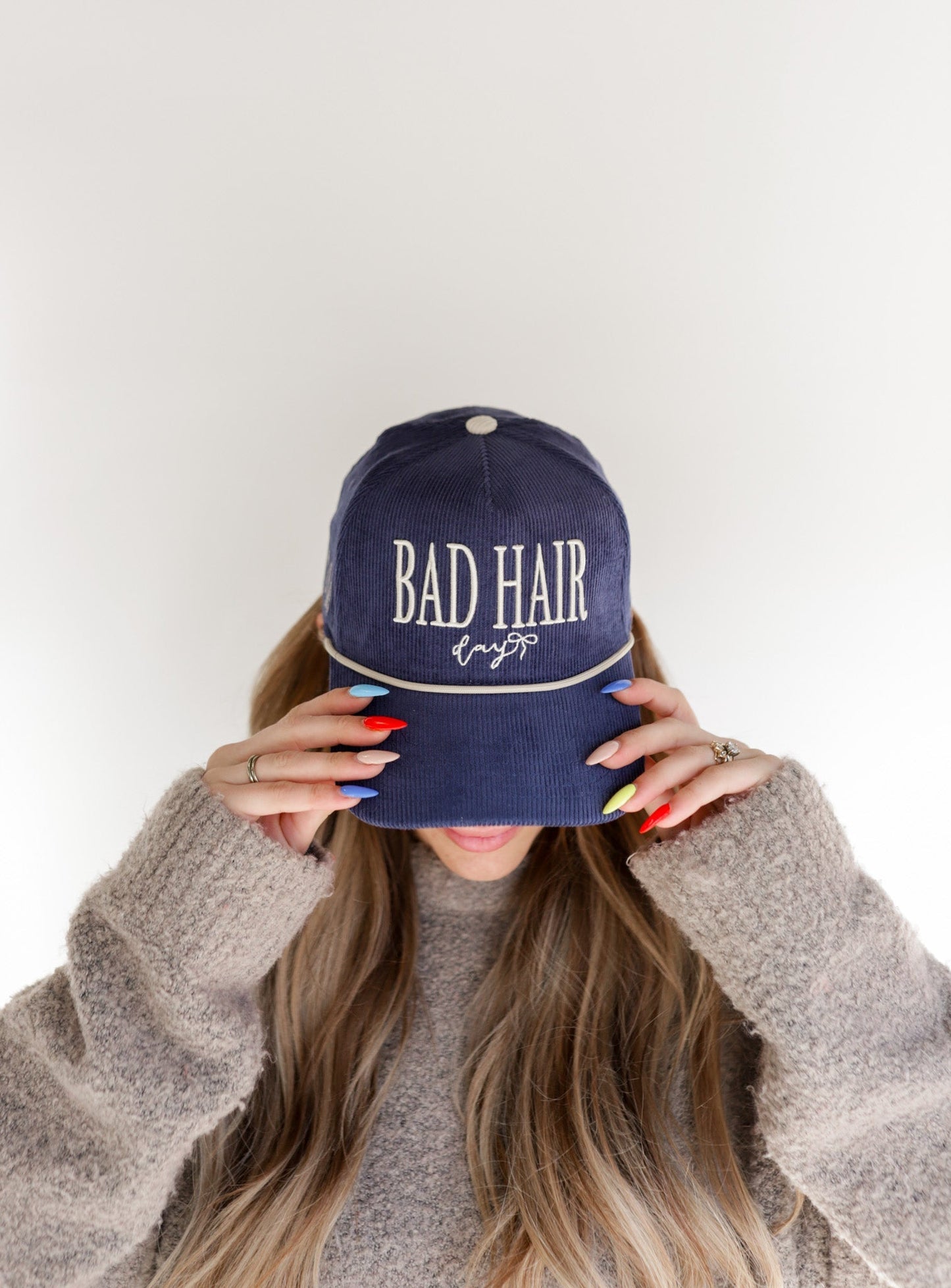 BAD HAIR DAY TRUCKER HAT - Shop LINNY CO