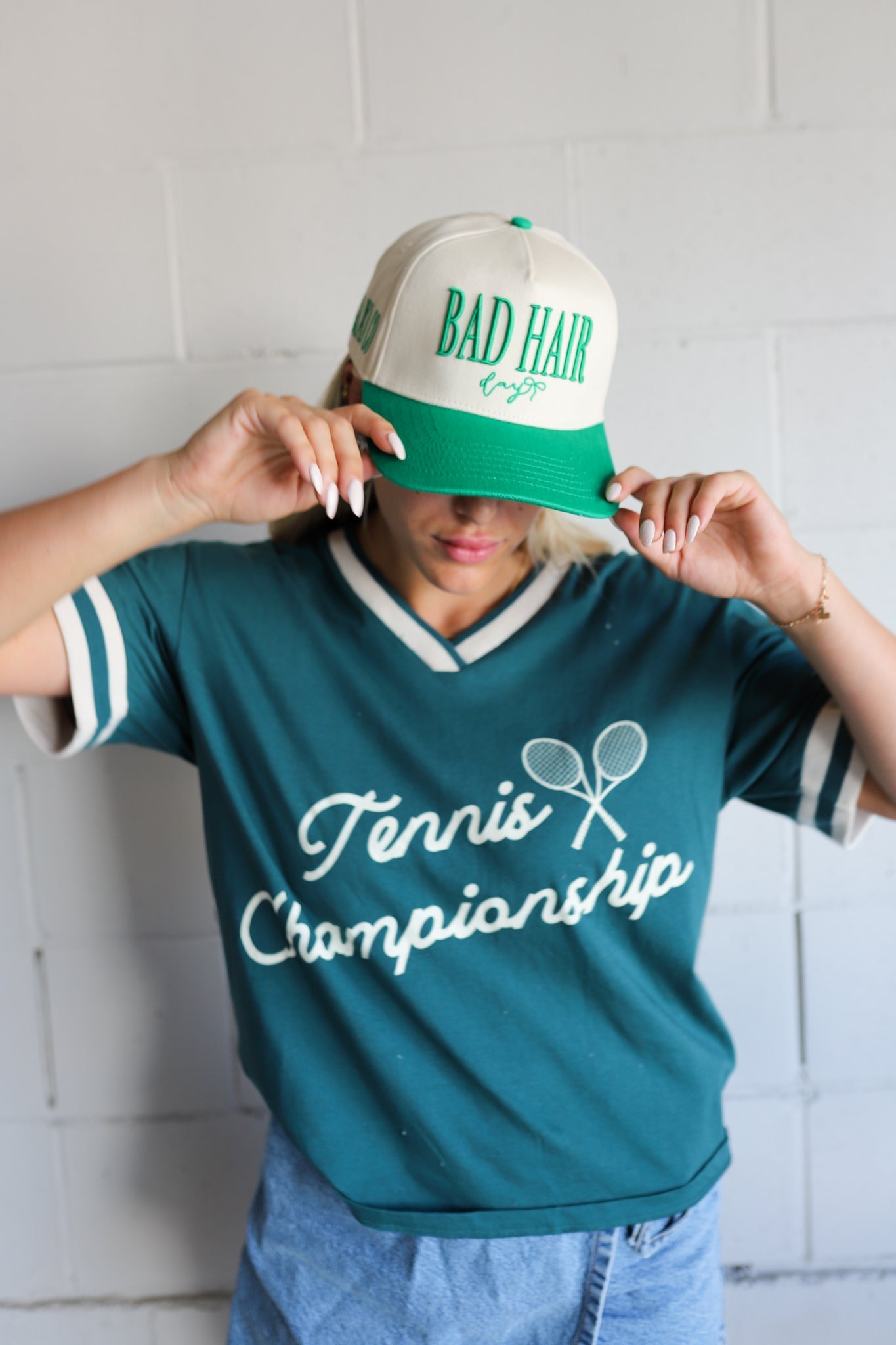 BAD HAIR DAY TRUCKER HAT - Shop LINNY CO