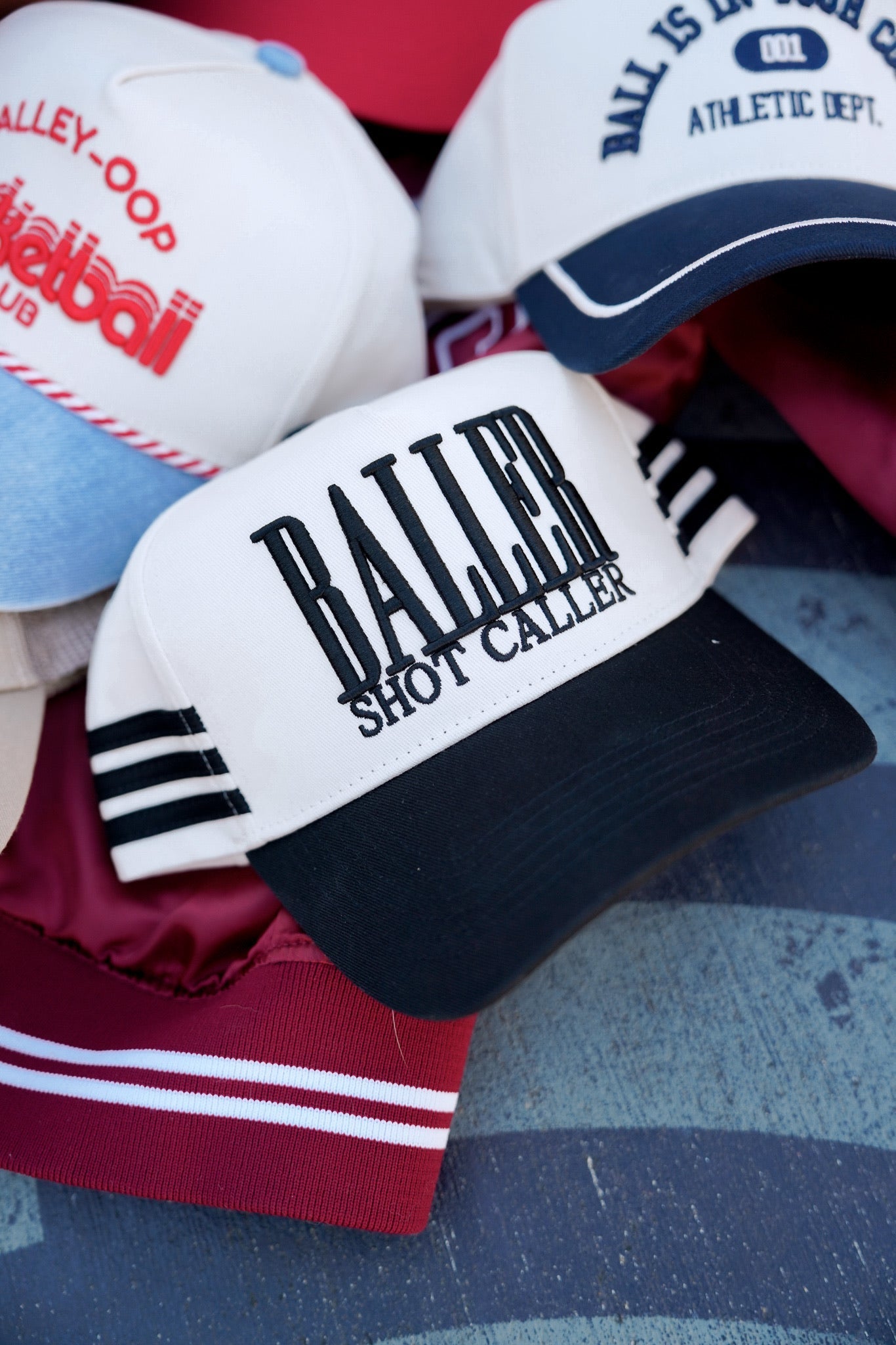 Baller - Black Vintage Trucker Hat - PREORDER - Shop LINNY CO