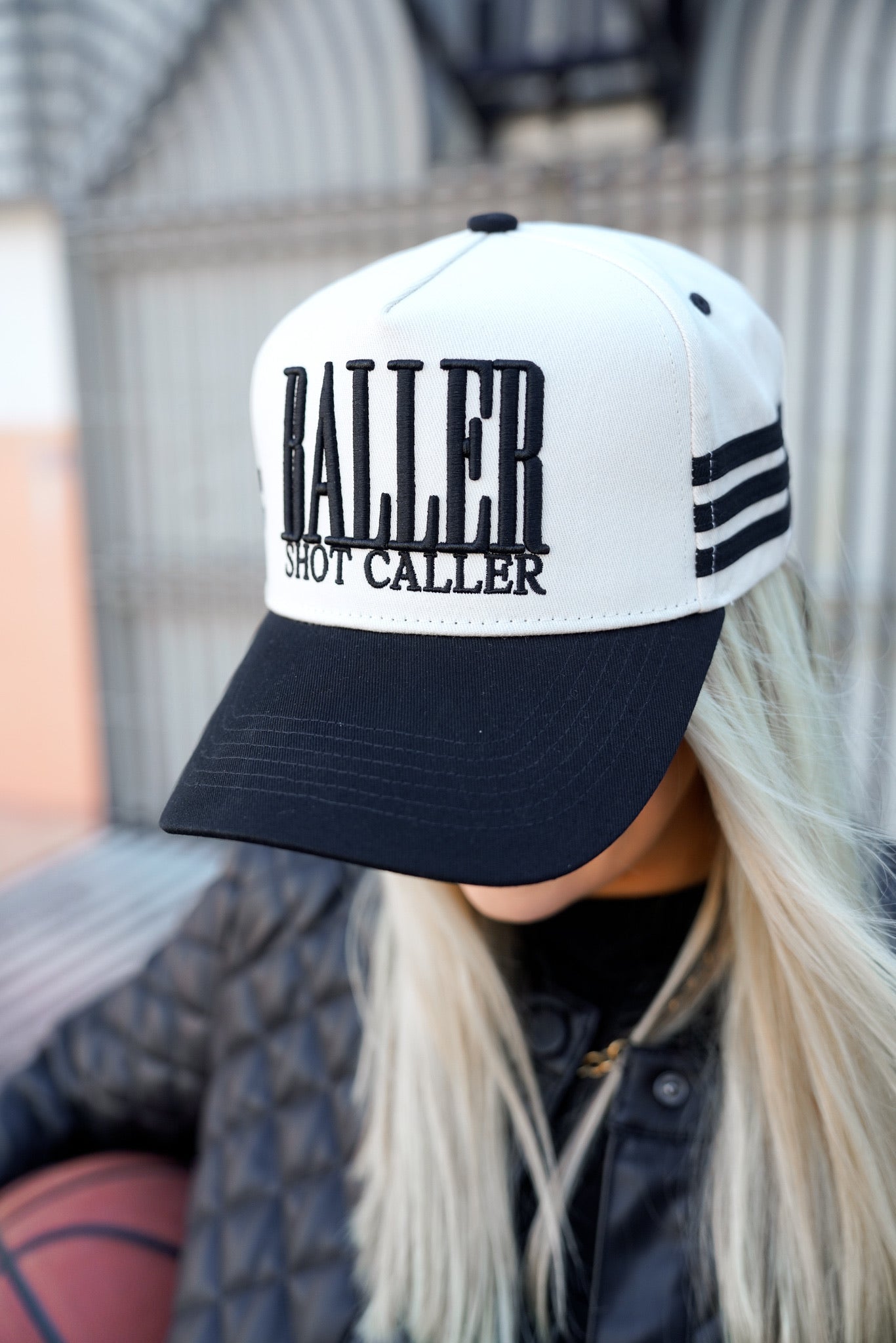 Baller - Black Vintage Trucker Hat - PREORDER - Shop LINNY CO