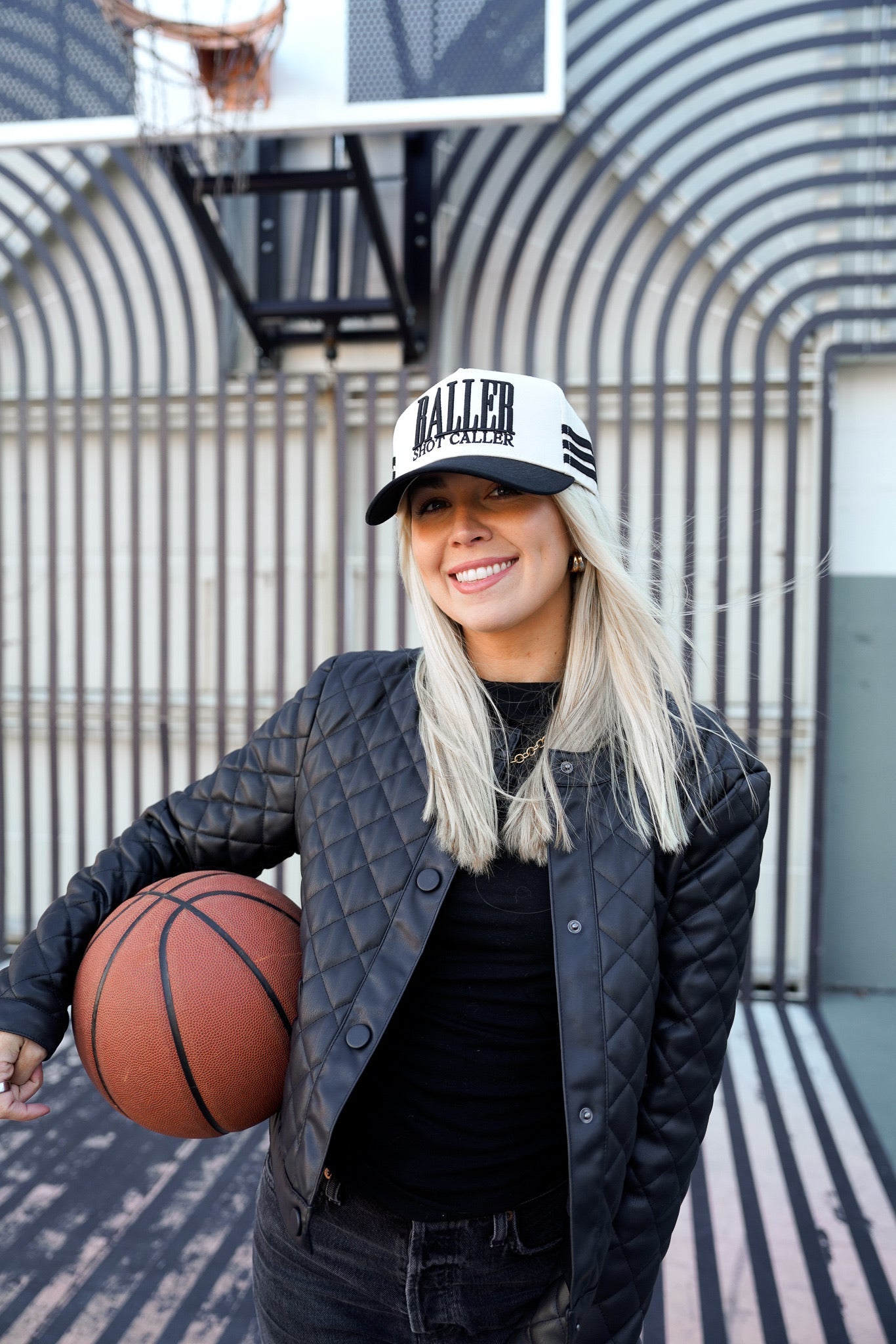 Baller - Black Vintage Trucker Hat - PREORDER - Shop LINNY CO