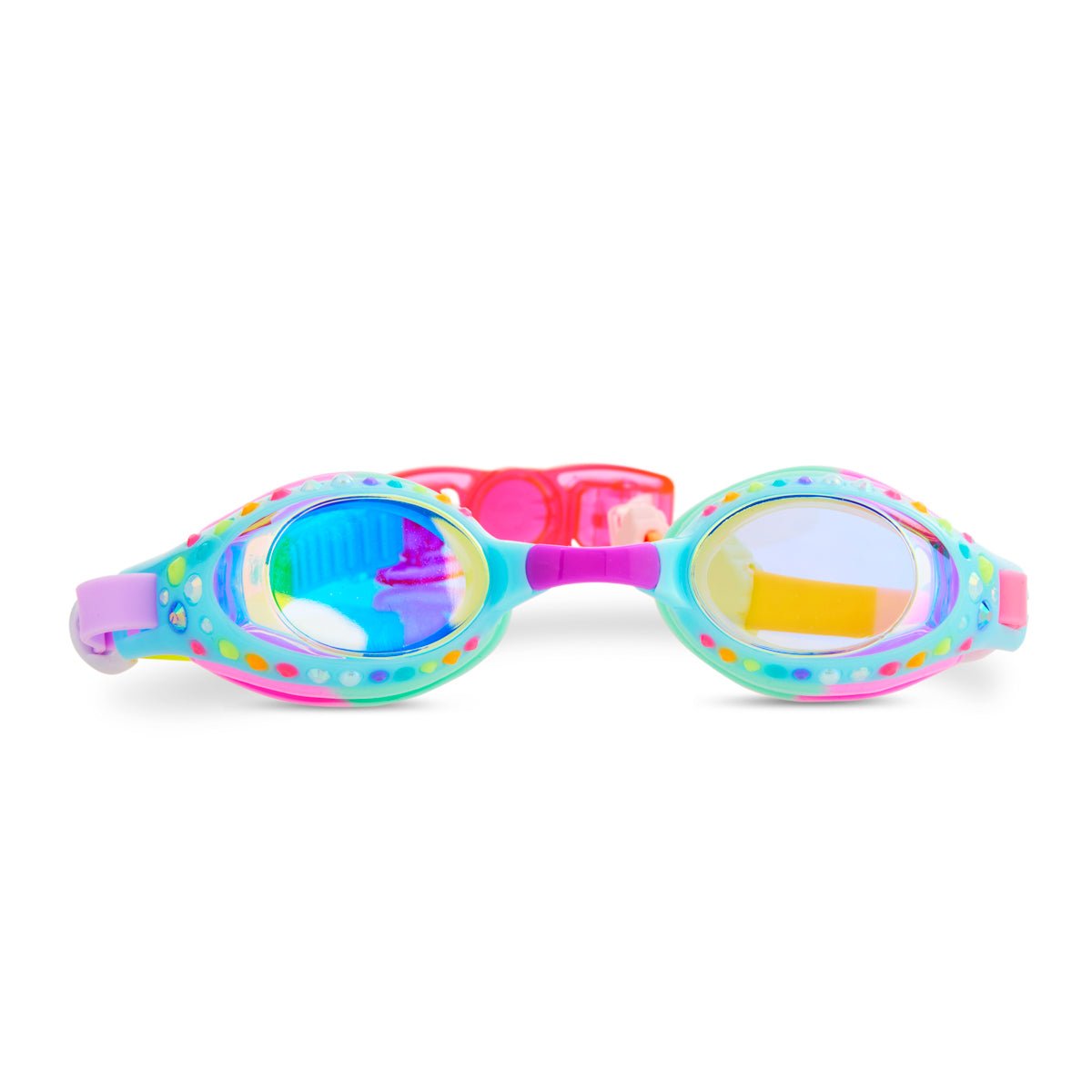 Barrier Reef Blue Tropical Getaway Girl Kids' Swim Goggles - Shop LINNY CO