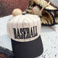 Baseball - Black Stripe Vintage Trucker Hat - PREORDER - Shop LINNY CO