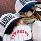BASEBALL - Red on Black Stripe Vintage Hat - Shop LINNY CO