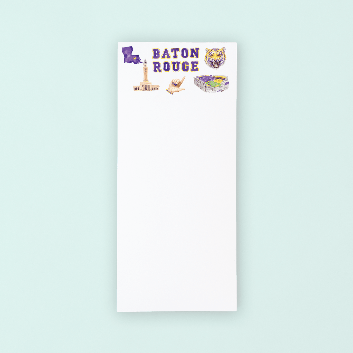 Baton Rouge Pattern Listpad - Shop LINNY CO